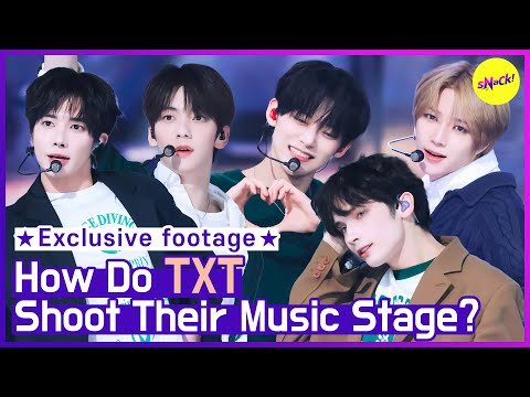 [EXCLUSIVE] How do TXT shoot their music stage? (ENG)