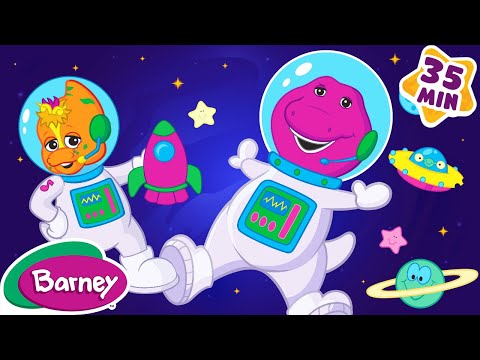 LET'S GO TO SPACE | Astronomy for Children | Barney | 9 Story Kids