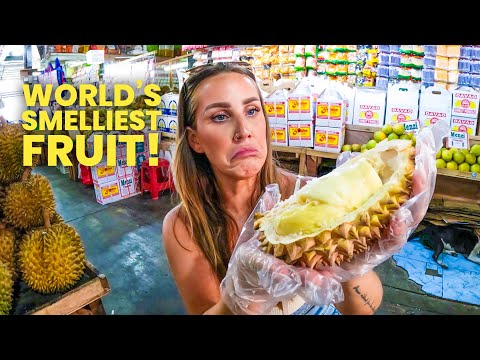 🇵🇭Tourists FIRST TIME Trying DURIAN in Mindanao Philippines!