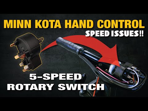 Minn Kota 5-Speed Issues / How to Replace Rotary Switch - 2064028 - Hand Control