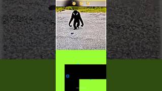 Skinwalker Monkey 💀 (Trollface Edit) | Blue Bouncing Square