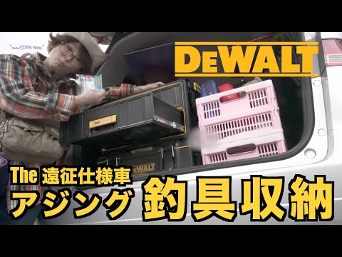 🔰アジング用に用意した【釣具収納】デウォルトでカッコ良いが簡単に！ Vlog.125 Take her AJING Fishing