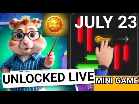 hamster kombat mini game puzzle 😁🤩🔐solved July 23 🤩😁🔐