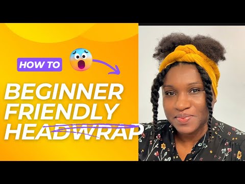 Beginner-Friendly Headwrap Tutorial | Easy Step-by-Step Guide for Stylish Looks