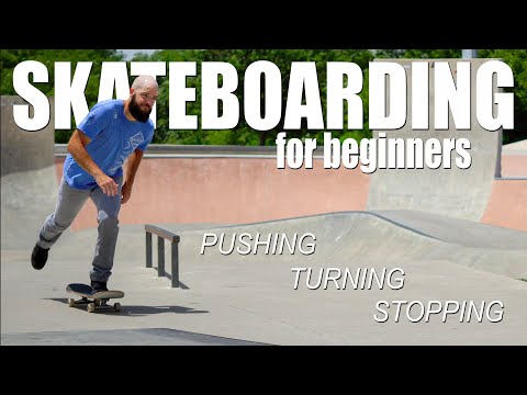 How To Ride A Skateboard For Beginners - FIRST DAY