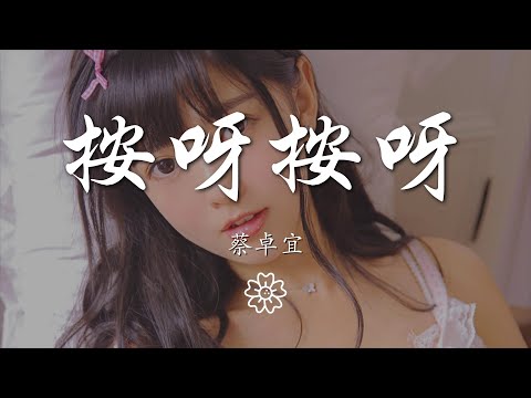 蔡卓宜 - 按呀按呀『顏值變高的魔法 一起按呀』【動態歌詞Lyrics】