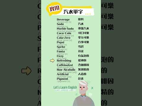 《汽水單字》一起背更好記！#英語單字 #英語學習 #英語跟讀 #英文聽力 #英文单词 #學英文