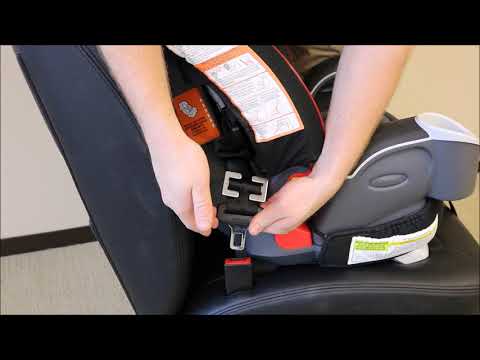 Locking Clip Installation: Forward-Facing Car Seat