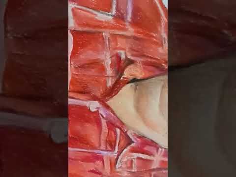 a beautiful protrait painting /#shorts /how to draw a face/how to draw a colour pencil face drawing