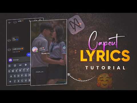 Trending Instagram Sad Chat Lyrics Video Editing in Capcut | Sad Lyrics Video Editing Capcut