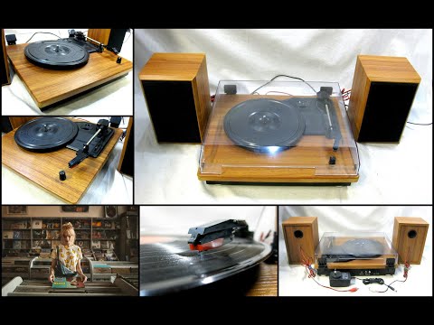 BAUHN ARTTS-0821 3 Speed Turntable with Speakers