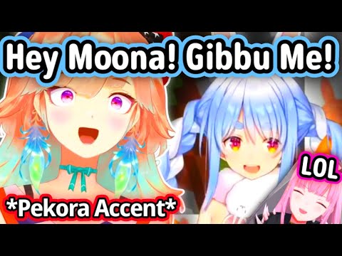 Kiara Did the Legend "Hey Moona!" by Pekora【Hololive EN】