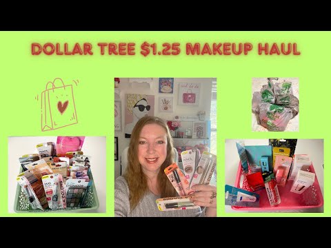 Dollar Tree $1.25 Makeup Haul.  #dollartree #makeuphaul #beauty