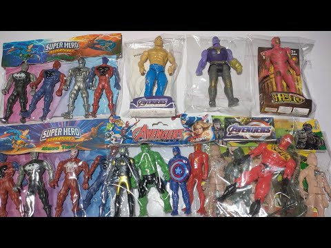 Marvel Spider-Man series unbox, popular Spider-Man action dolls, ASMR/ Unboxing Marvel Hero Toy