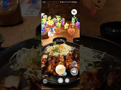 【PikminBloom】 Chicken Steak Set Meal with Pikmin! #ピクミンブルーム #pikminbloom