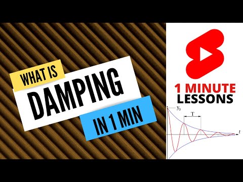 What is Damping? Watch and Learn | Subscribe for more videos #damping #iit