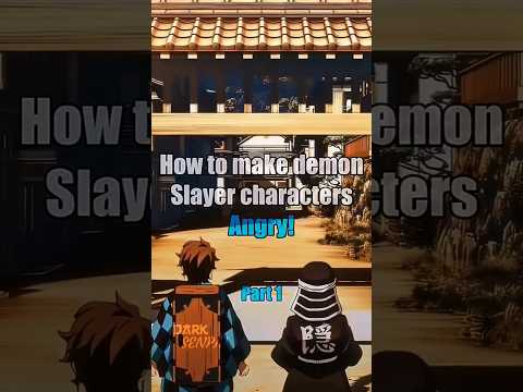 How to make demon slayer characters angry. #demonslayer #demonslayeredit#anime#animeedit #Darksenpai