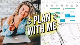 HOW I PLAN MY WEEK & TIME BLOCK TO GET EVERYTHING DONE!