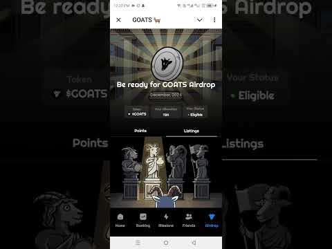 Goats snapshot | Goats Airdrop | Check Eligibility Criteria | 28 November