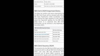 SBI Clerk Exam notification 2024: Dates, Eligibility, Syllabus & More#SBIExamPreparation