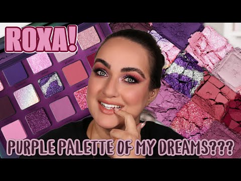 NATASHA DENONA ROXA EYESHADOW PALETTE! Purple Palette of my Dreams? | WIBI?