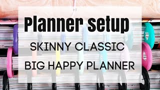 JULY PLANNER SETUP | BIG HAPPY PLANNER | SKINNY CLASSIC HAPPY PLANNER | 2021