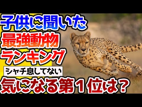 【2ch動物スレ】子供に聞いた最強動物ランキング、栄えある第１位は？→あの生き物が息していない【なんj】 #生き物 #2ch