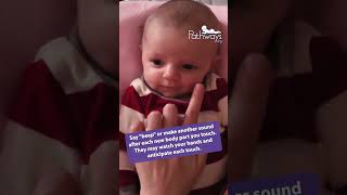 0-3 Month Sensory Game: Beep Baby #shorts