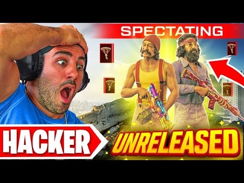 SPECTATING A HACKER with UNRELEASED WARZONE SKINS!