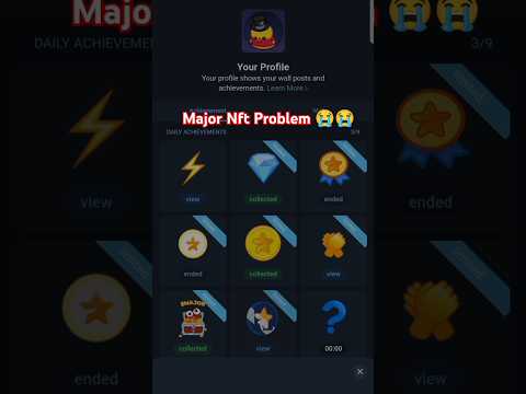 Major New Achievement Problem | Major ne ton liya magar Achievement Complete Nahi hua |Major Airdrop