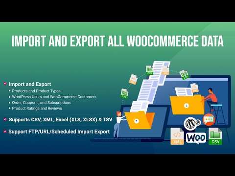 Export & Import All WooCommerce Data | Export & Import Products, Coupons, Orders, Reviews, users etc