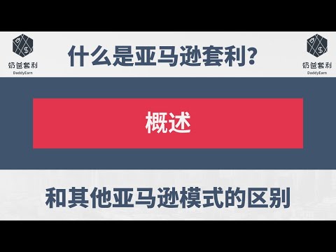 奶爸套利亚马逊001概述：什么是亚马逊套利，与其他亚马逊模式的区别