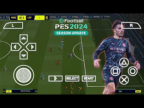 eFootball PES 2024 PPSSPP Update Lastest Transfer Europa & Arab Team New Menu Best Graphics