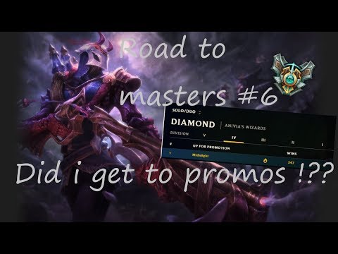 Road to master #6 Did i manage to get to promos?? League of legends