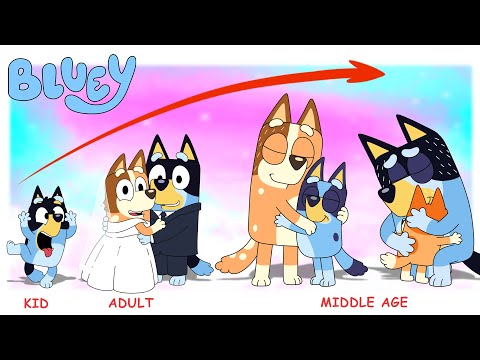 Bluey 2024 Growing Up Compilation | Happy Father Day | GO WOW