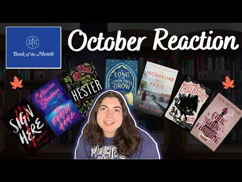 Reacting to the October BOTM Picks! | Book of the Month