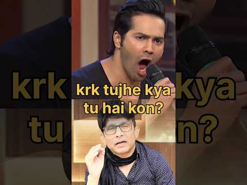 #krk tujhe kya tu hai kon? #varundhawan #shorts #krkreview #short #shortvideo #bollywood