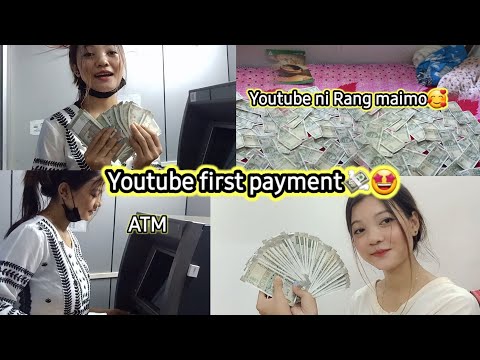 finally Youtube ni rang maiha🤩//Youtube first payment//aini Youtube journey story