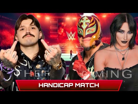 WWE 2K24 • Handicap Match - Dominik Mysterio VS Rey Mysterio Rhea Ripley | WWE