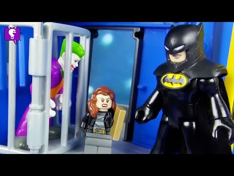 Imaginext BATMAN Batcave with Trixie is the Worst Henchman on HobbyFamilyTV