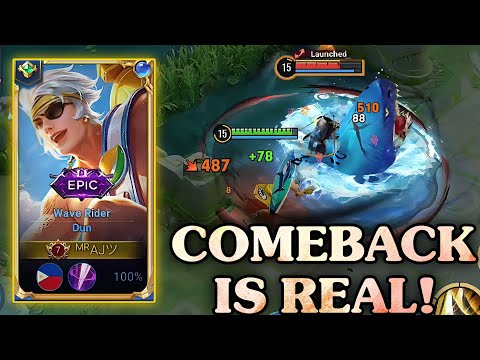 DUN HARD CARRY TANK JUNGLE MIRACULOUS COMEBACK! RANK GRANDMASTER - HONOR OF KINGS