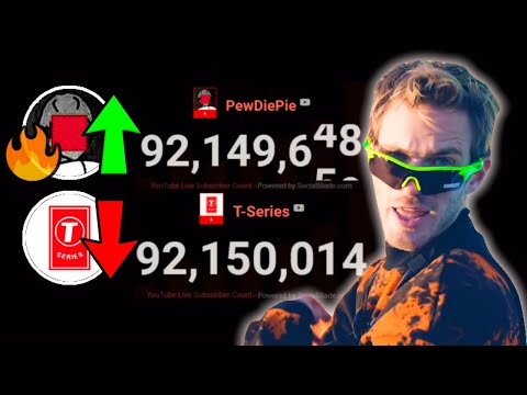 PewDiePie vs. T-Series (Congratulations Effect)