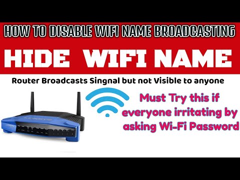 How to Disable WiFi Signal Name Broadcasting