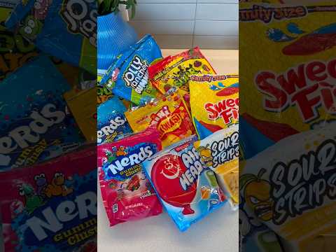 *ASMR* CANDY SALAD! #asmr #restock #candy #candysalad #kitchen #holidaywithyoutube