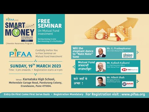 PIFAA Presents Pifaa Smart Money Seminar 2023 | Pune @PIFAA Smart Money