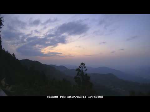 新竹尖石觀星賞月低溫露夕陽縮時