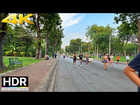 Walk in Lumpini Park - Bangkok Downtown 2023 [🇹🇭 4K HDR]