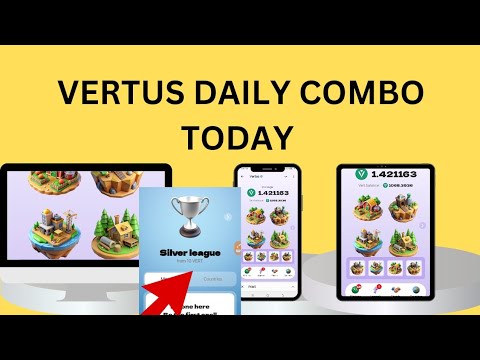 VERTUS DAILY COMBO TODAY TO CLAIM 20 FREE VERTS