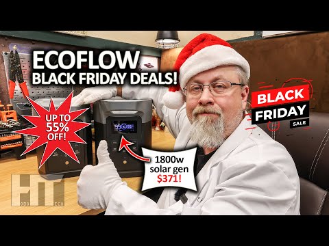 ECOFLOW Black Friday Solar Generator Power Station Sales!