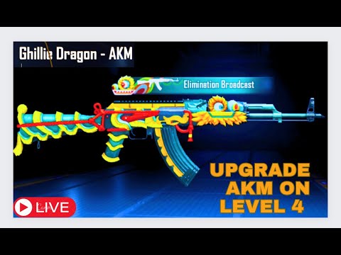 BEST GHILLIE DRAGON AKM  UPGRADE ON LEVEL 7 | PUBG MOBILE |